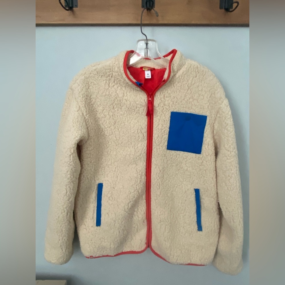Kids Target Lego zip up Sherpa jacket XL lined